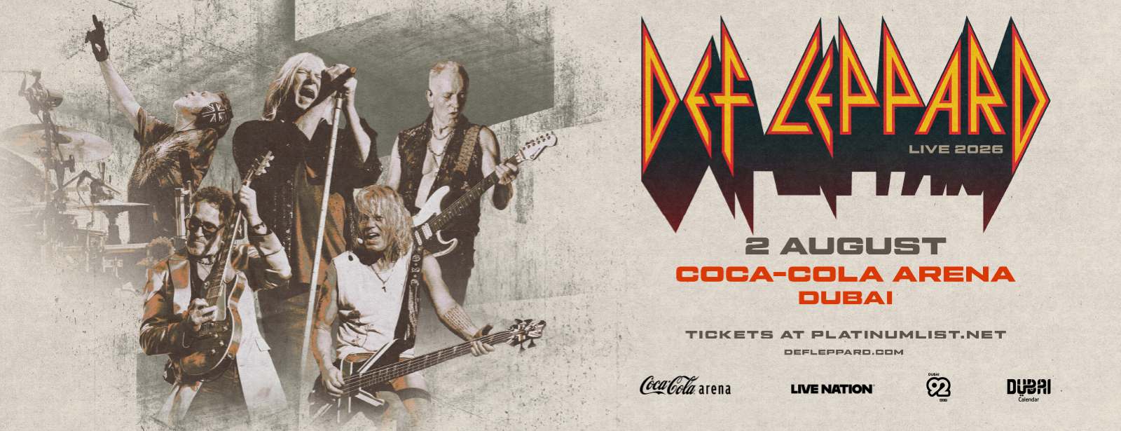 Def Leppard in Dubai Concerts at dubaitrades.com