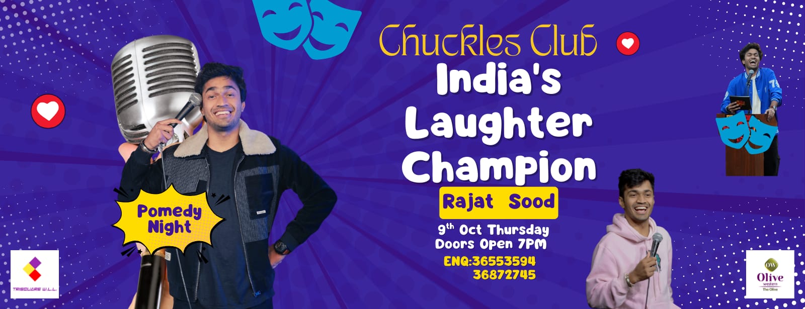 Chuckles Club Season 1 Presenting Rajat Sood in Bahrain Comedy Events at dubaiadvertisement.com