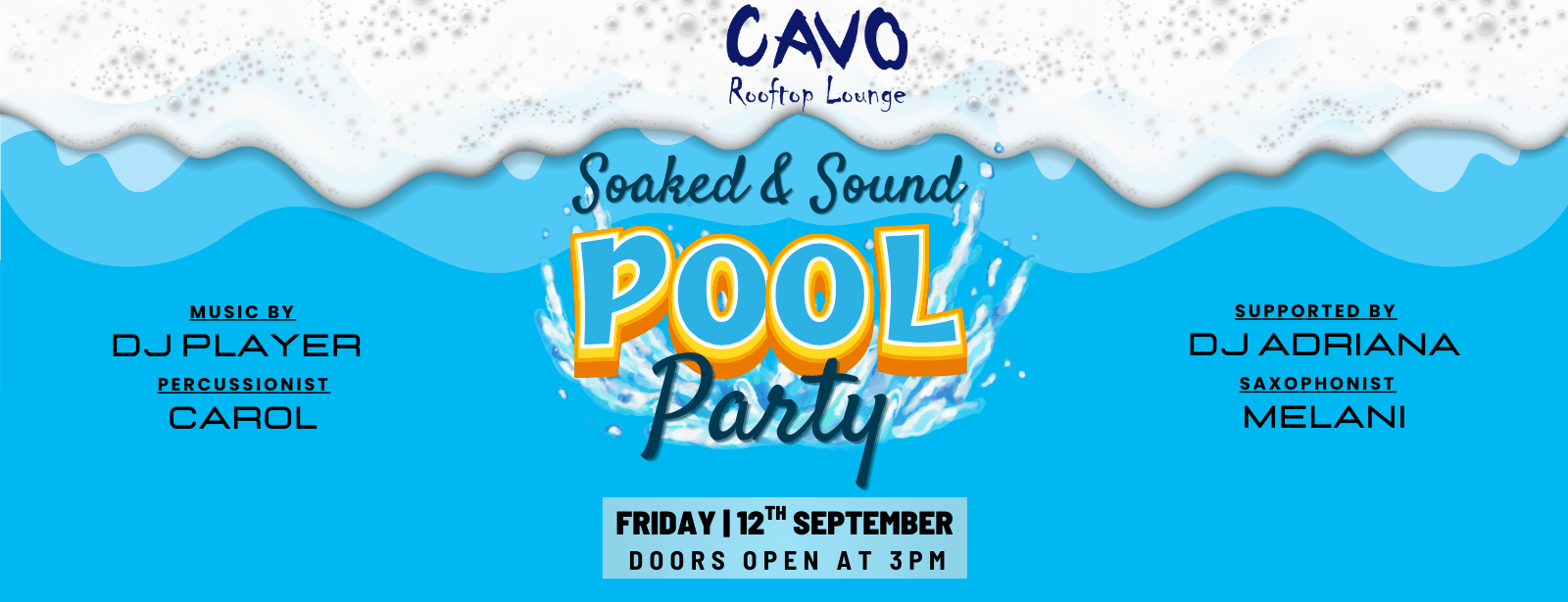 Soaked & Sound Pool Party at Cavo Rooftop Nightlife at dubaitrades.com