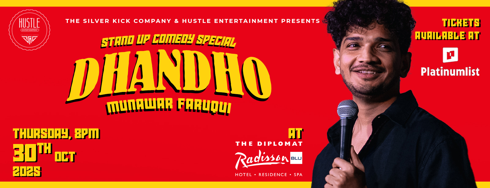 Dhandho: A Stand-Up Comedy Special by Munawar Faruqui in Bahrain Shows and Theatrical Plays at emiratesoffers.com
