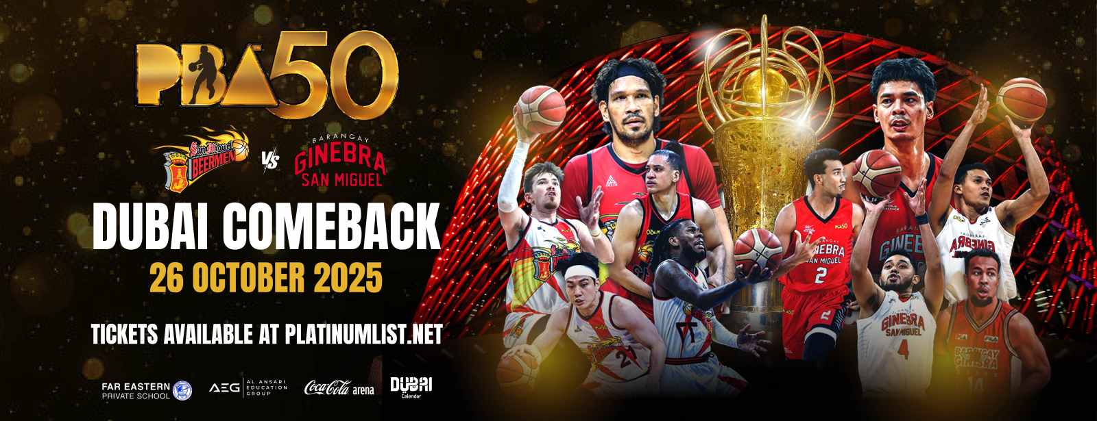 PBA 50 - Dubai Comeback Sports Events at emiratesoffers.com
