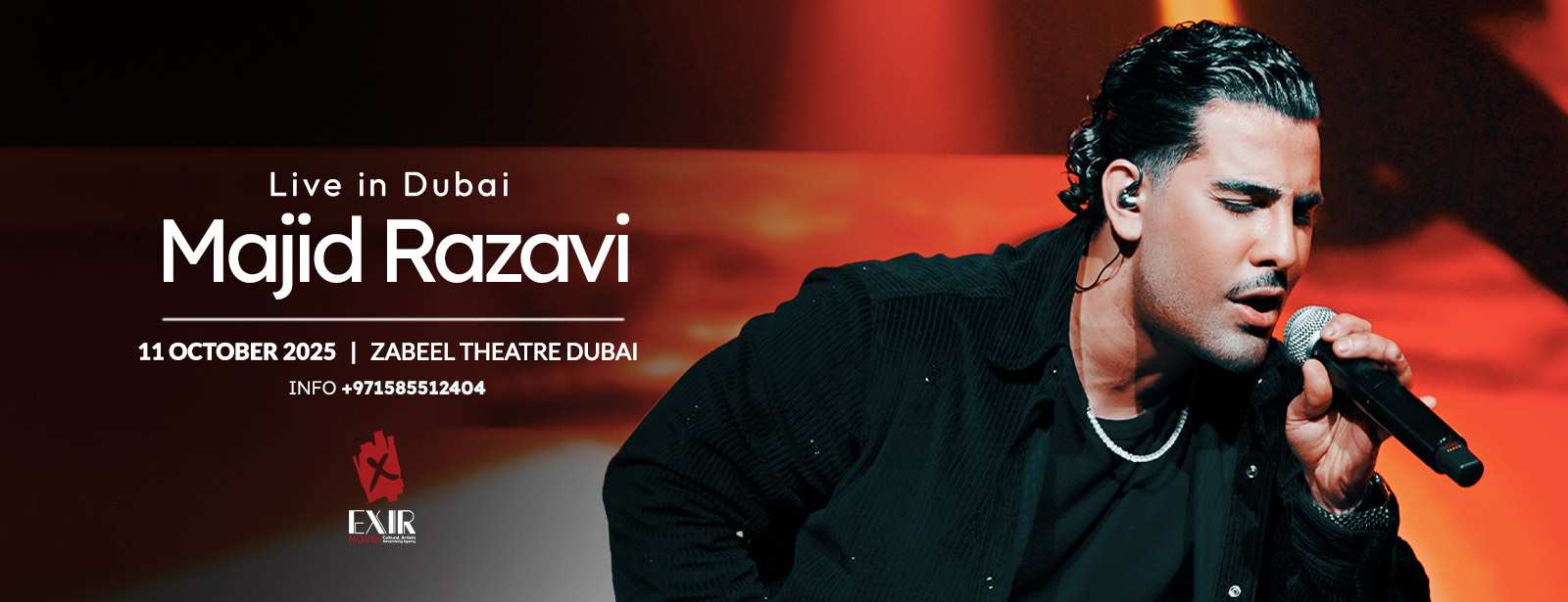 Majid Razavi Live at Zabeel Theatre in Dubai Persian Events at emiratesoffers.com