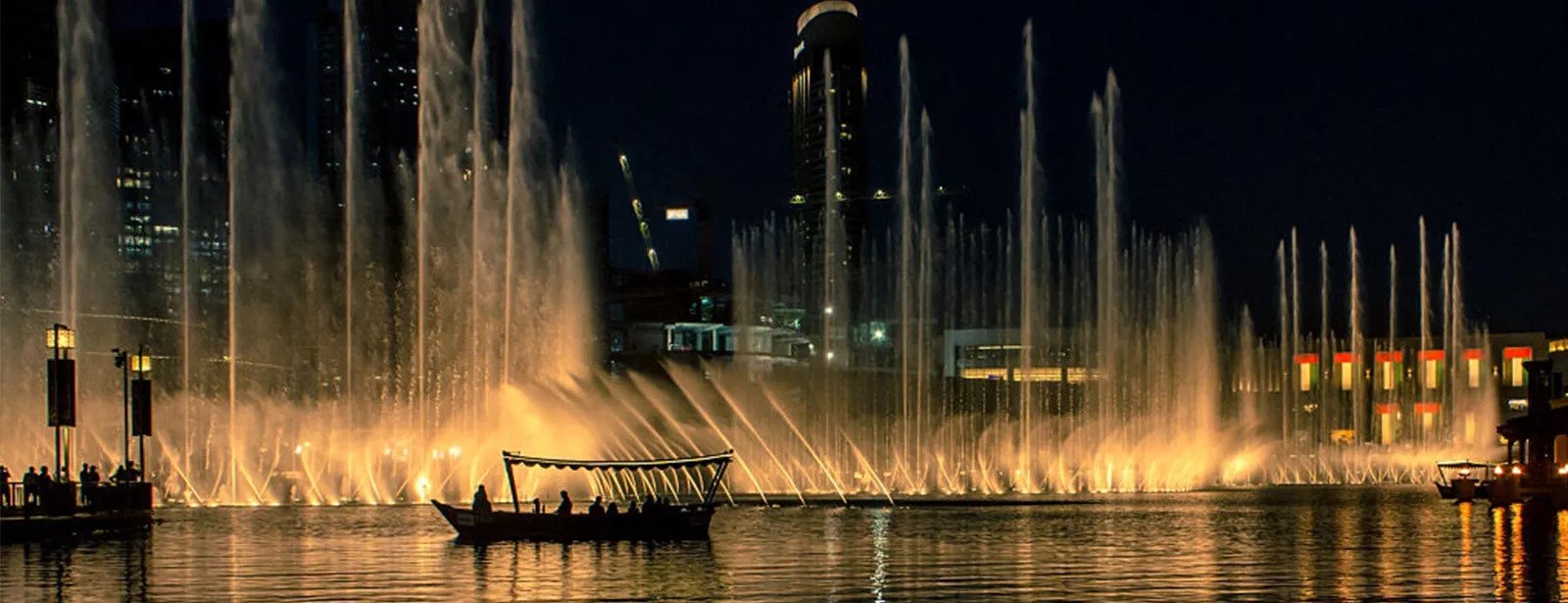 The Dubai Fountain Lake Ride Burj Khalifa at emiratesoffers.com