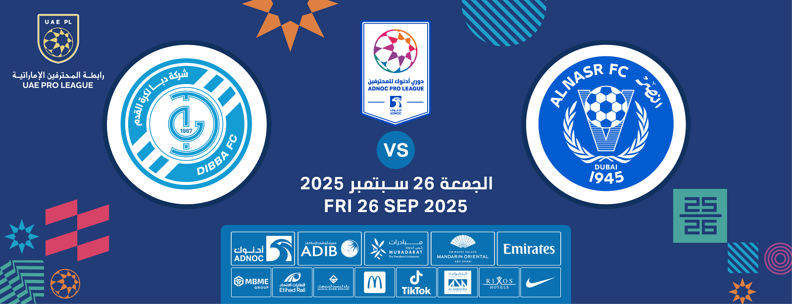 Al Nasr FC vs Dibba FC Sports Events at dubaitrades.com