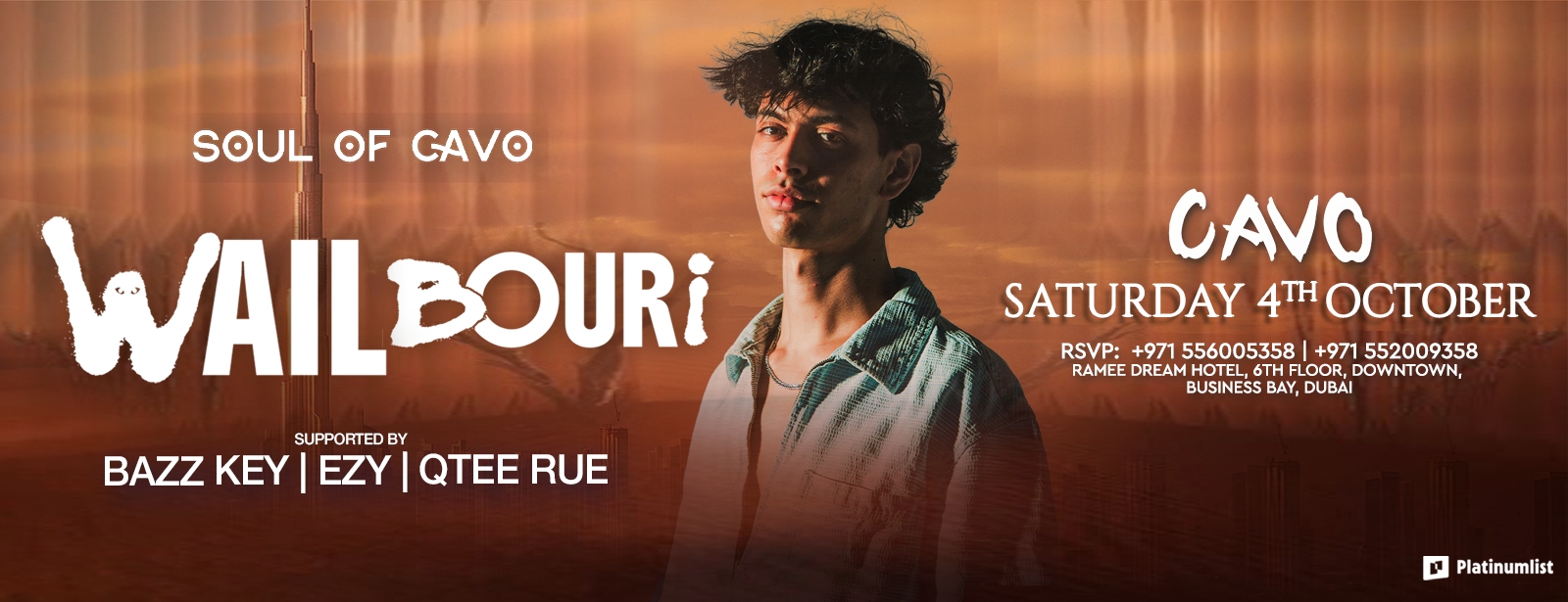 Soul of Cavo Presents Wail Bouri Live in Dubai Nightlife at dubaitrades.com