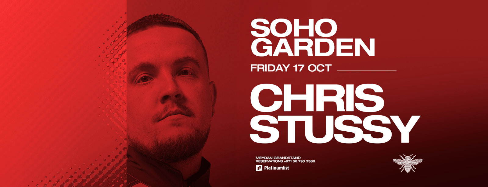 Chris Stussy at Soho Garden Meydan in Dubai Nightlife at emiratesoffers.com