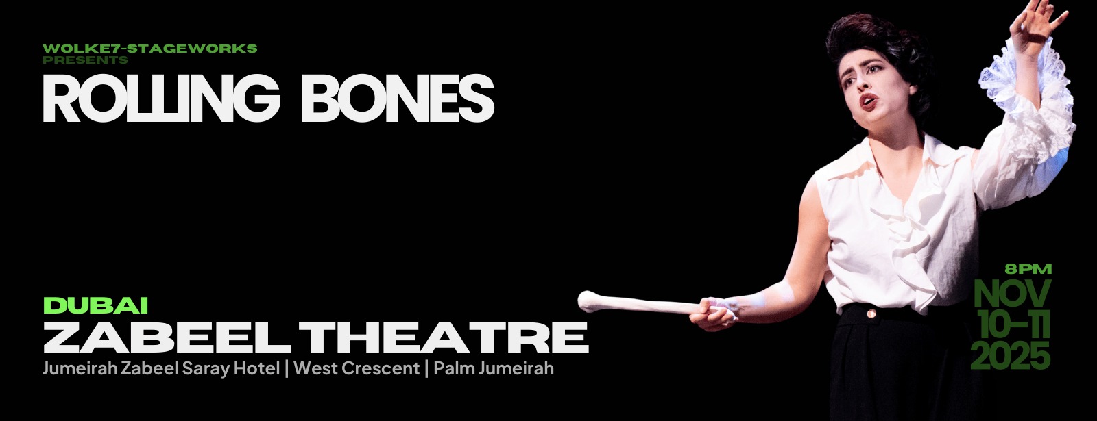 Rolling Bones at Zabeel Theatre in Dubai Shows and Theatrical Plays at emiratesoffers.com