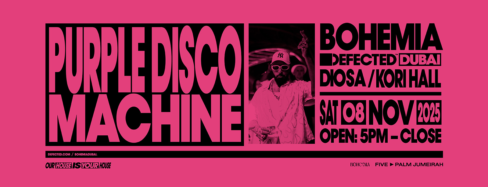 Defected at Bohemia ft. Purple Disco Machine, DiOSA & Kori Hall in Dubai Nightlife at shafqa.com Defected at Bohemia ft. Purple Disco Machine, DiOSA & Kori Hall in Dubai Nightlife at shafqa.com