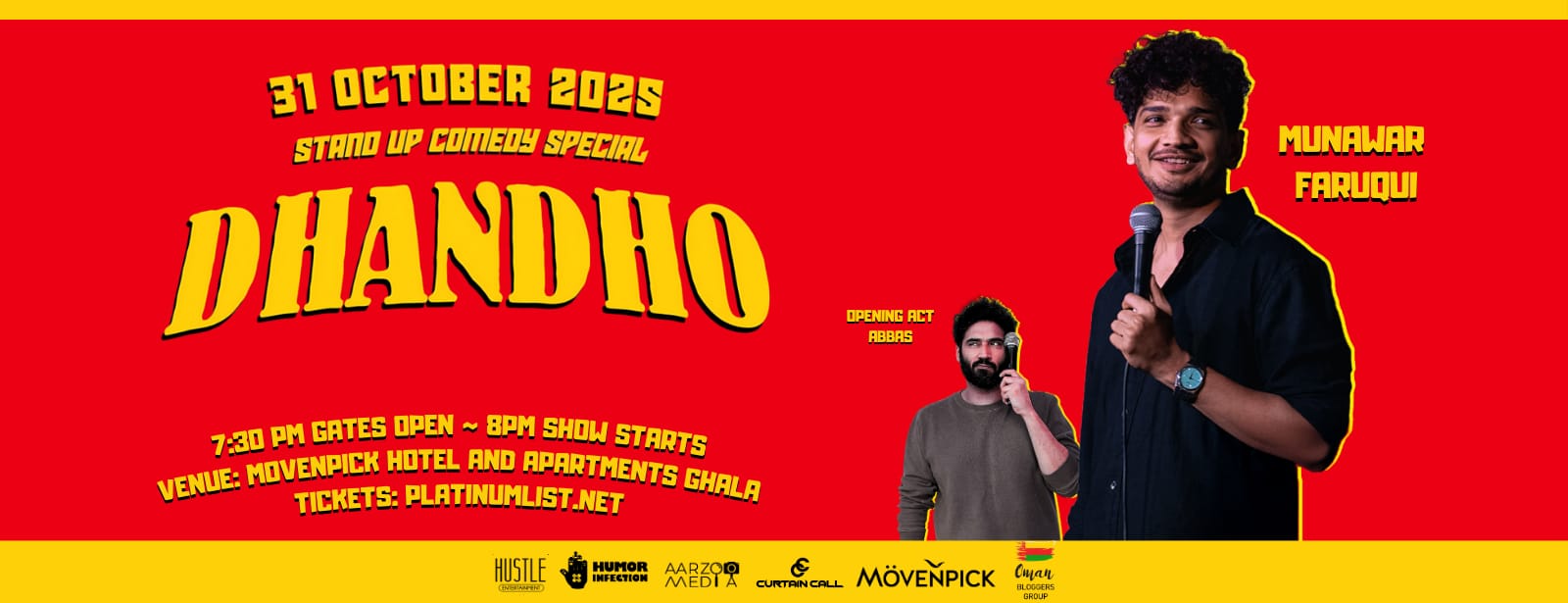 Dhandho - A Stand-Up Comedy Show ft. Munawar Faruqui in Muscat Shows and Theatrical Plays at emiratesoffers.com