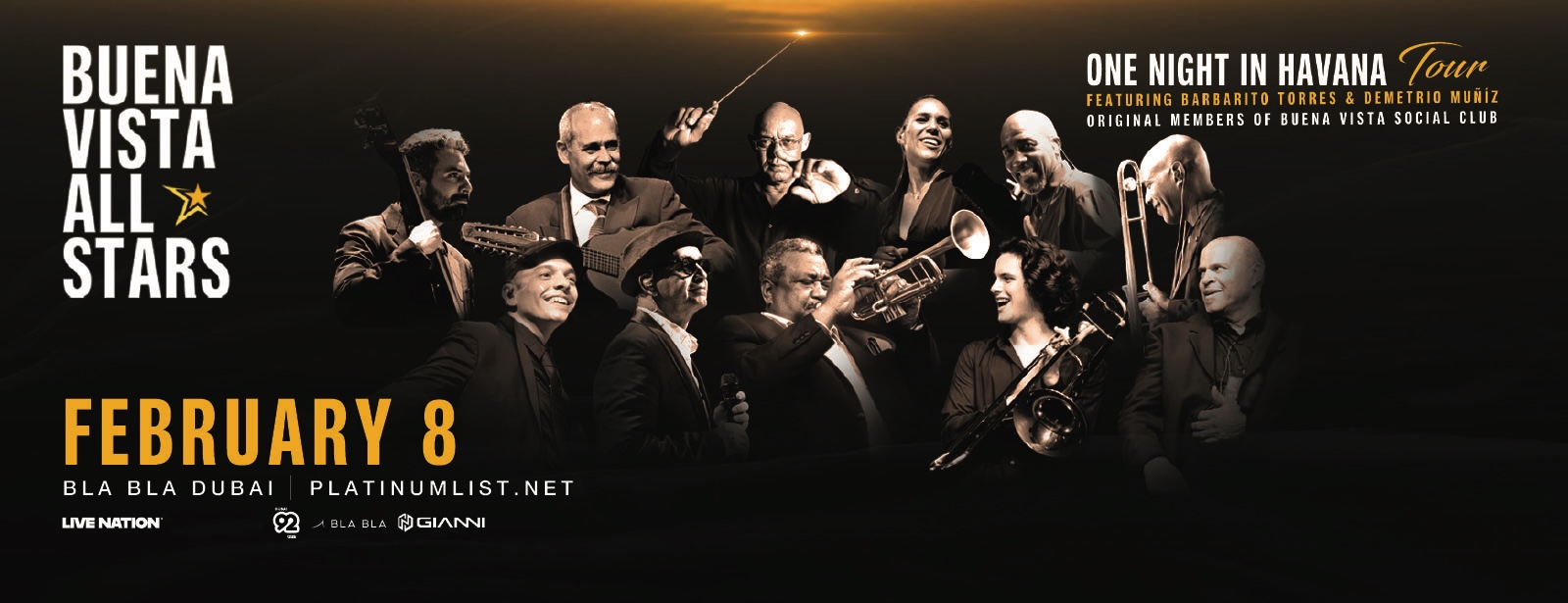 Buena Vista All Stars: One Night In Havana Concerts at emiratesoffers.com