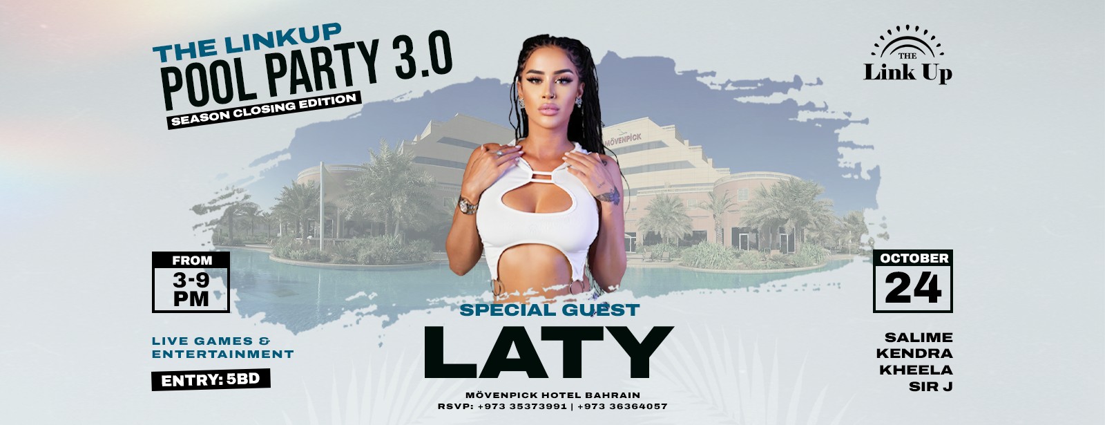 The Linkup Pool Party 3.0: Season Closing Edition at Mövenpick Hotel, Bahrain Nightlife at shafqa.com The Linkup Pool Party 3.0: Season Closing Edition at Mövenpick Hotel, Bahrain Nightlife at shafqa.com