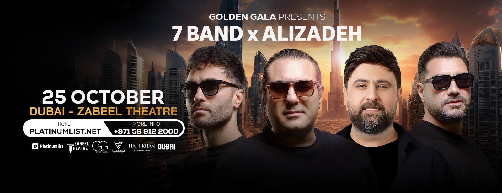 7Band X Alizadeh Live at Zabeel Theatre in Dubai Persian Events at emiratesoffers.com