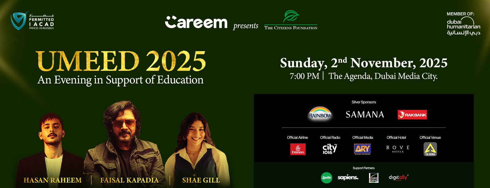 TCF Umeed 2025 at The Agenda in Dubai Concerts at shafqa.com TCF Umeed 2025 at The Agenda in Dubai Concerts at shafqa.com