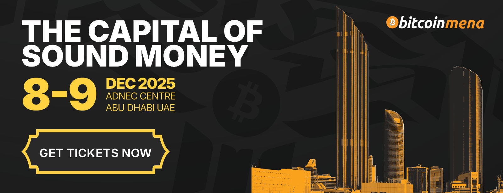 Bitcoin MENA in Abu Dhabi Tickets, 2025 Conference - Platinumlist.net