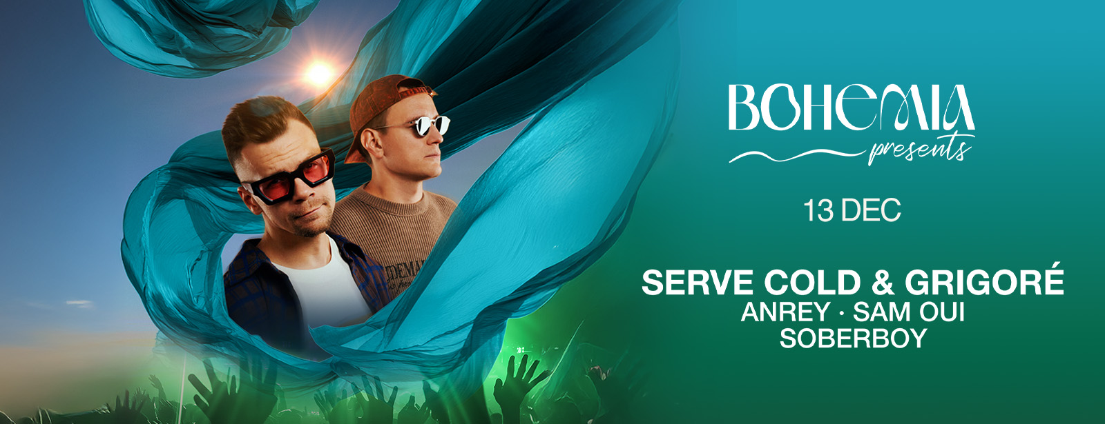 Bohemia Presents Serve Cold & Grigoré in Dubai Nightlife at emiratesoffers.com