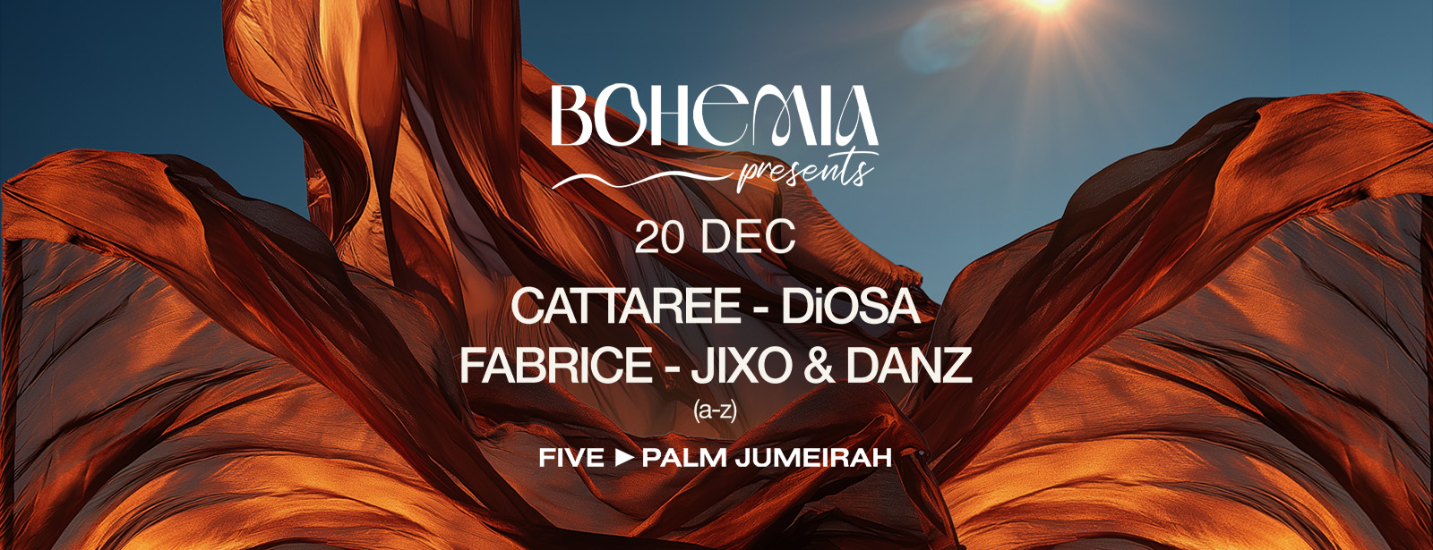 Bohemia Presents Fabrice, Diosa, Jixo & Danz, Cattaree in Dubai Nightlife at emiratesoffers.com