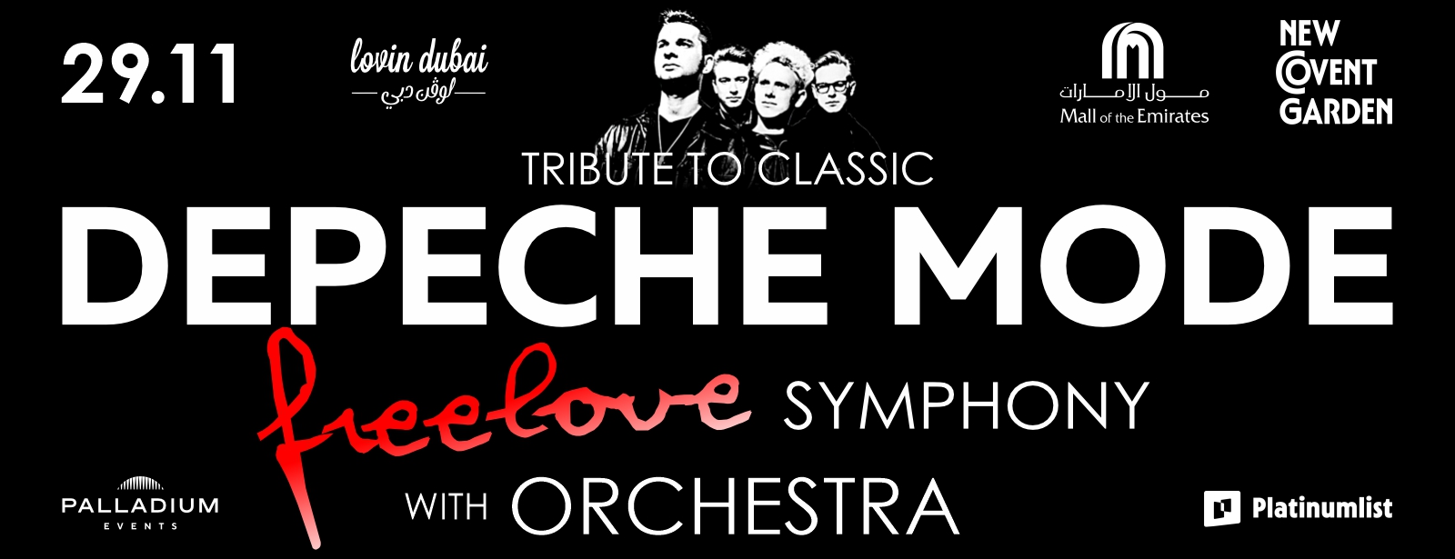 Tribute to Classic Depeche Mode ‘Freelove Symphony’ in Dubai Concerts at emiratesoffers.com