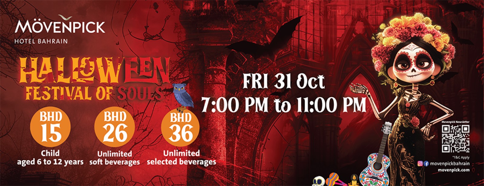 Halloween Festival of Souls at Mövenpick Hotel, Bahrain Nightlife at shafqa.com Halloween Festival of Souls at Mövenpick Hotel, Bahrain Nightlife at shafqa.com