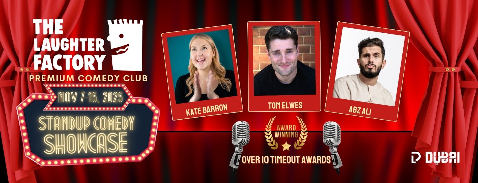 The Laughter Factory November 2025 in Dubai, Abu Dhabi and Rak Comedy Events at shafqa.com The Laughter Factory November 2025 in Dubai, Abu Dhabi and Rak Comedy Events at shafqa.com