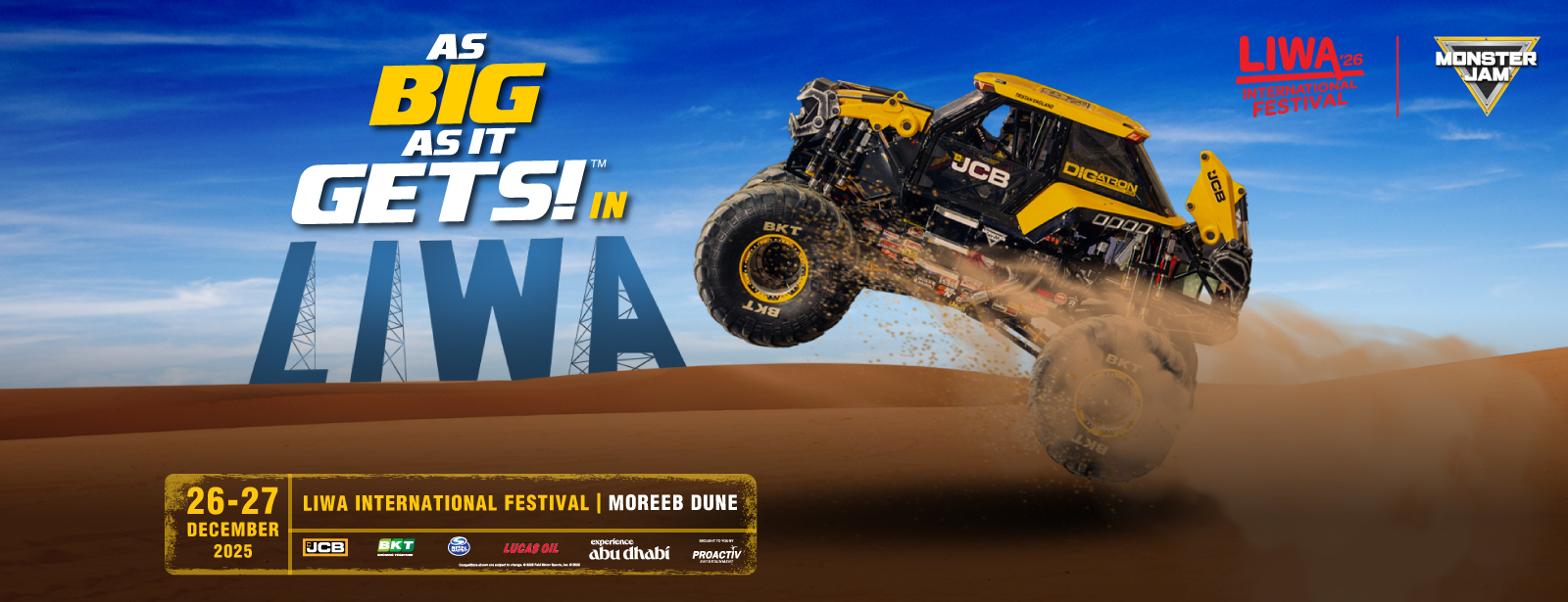 Monster Jam 2025 | Liwa, Abu Dhabi Sports Events at shafqa.com Monster Jam 2025 | Liwa, Abu Dhabi Sports Events at shafqa.com