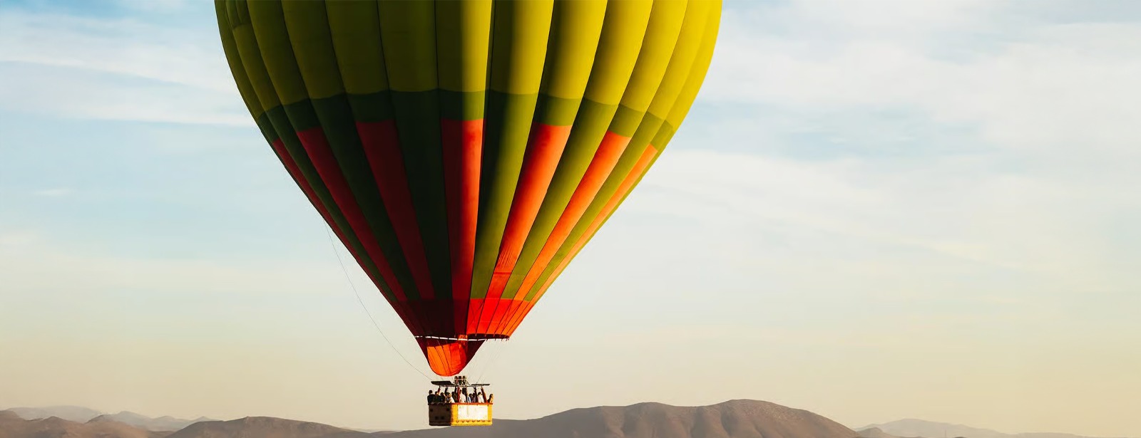 Hot Air Balloon Adventure – Sunrise Flight at Kasbah Le Mirage & Spa Air Adventures at dubaitraveltours.com