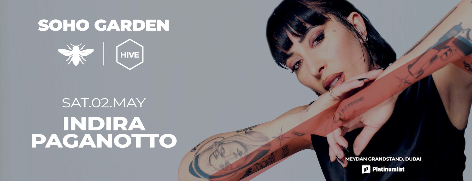 Indira Paganotto at Hive, Soho Garden Meydan - Dubai Nightlife at dubaitraveltours.com