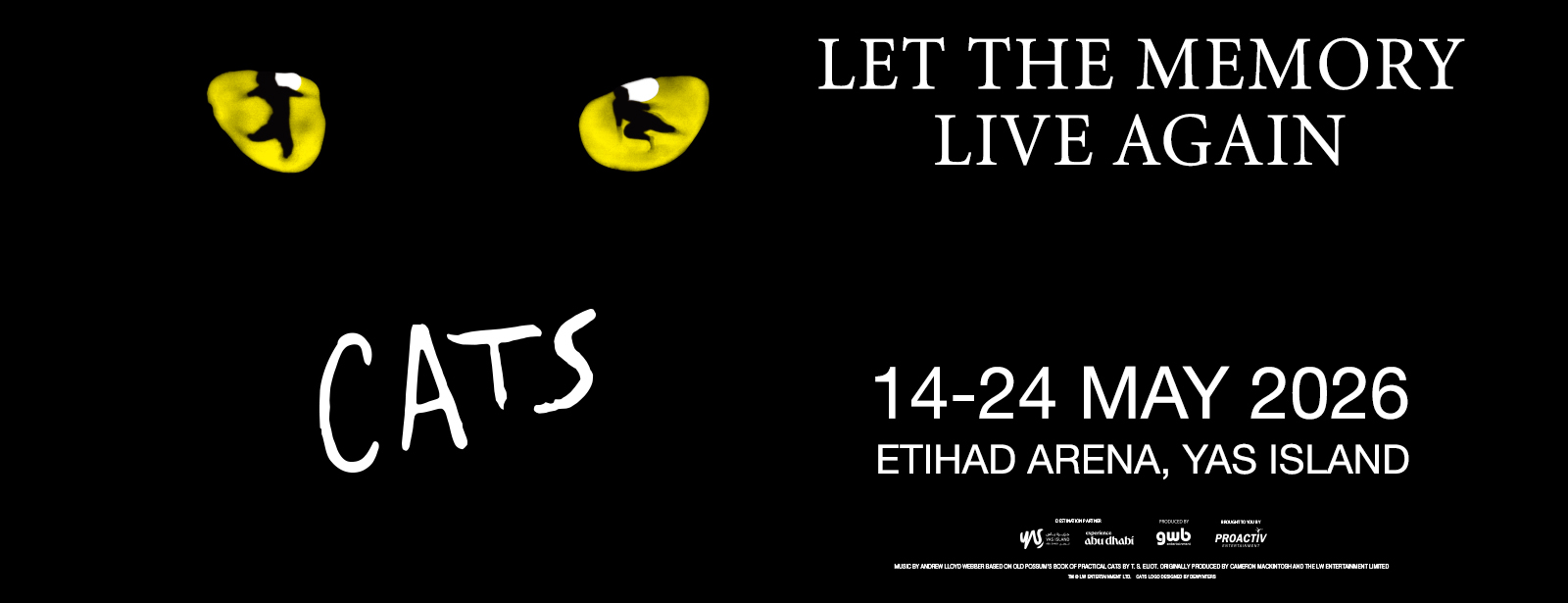 Cats - The musical in Abu Dhabi Shows and Theatrical Plays at oxge.com Cats - The musical in Abu Dhabi Shows and Theatrical Plays at directholidaysuae.com