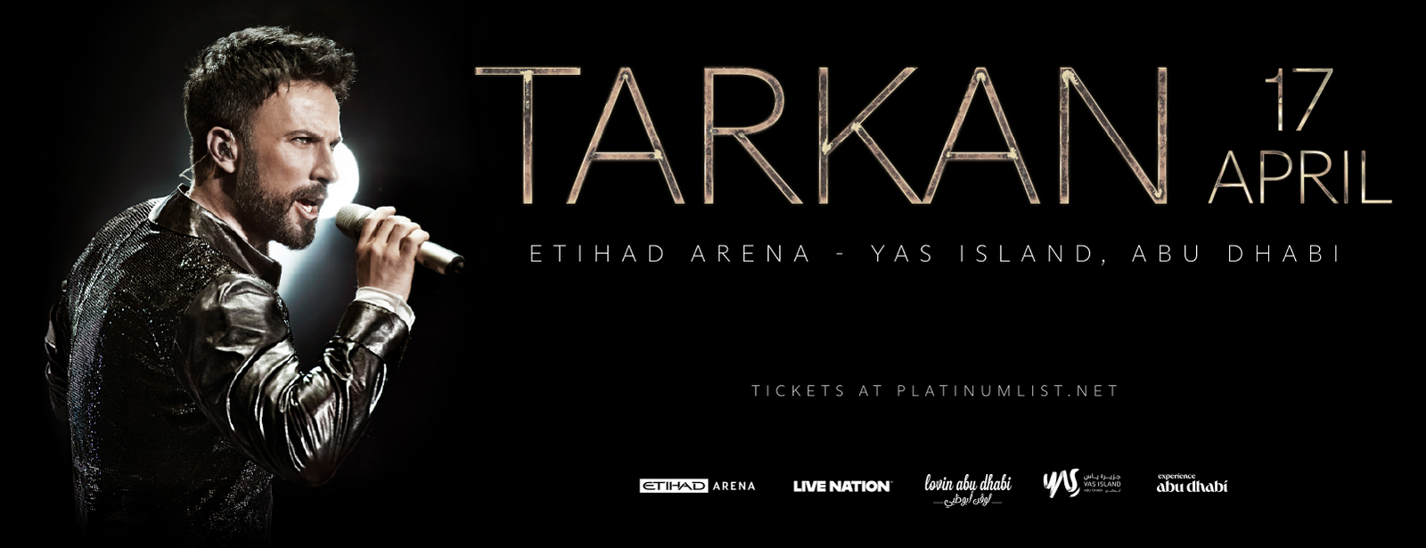 Tarkan at Etihad Arena in Abu Dhabi Concerts at dubaitraveltours.com