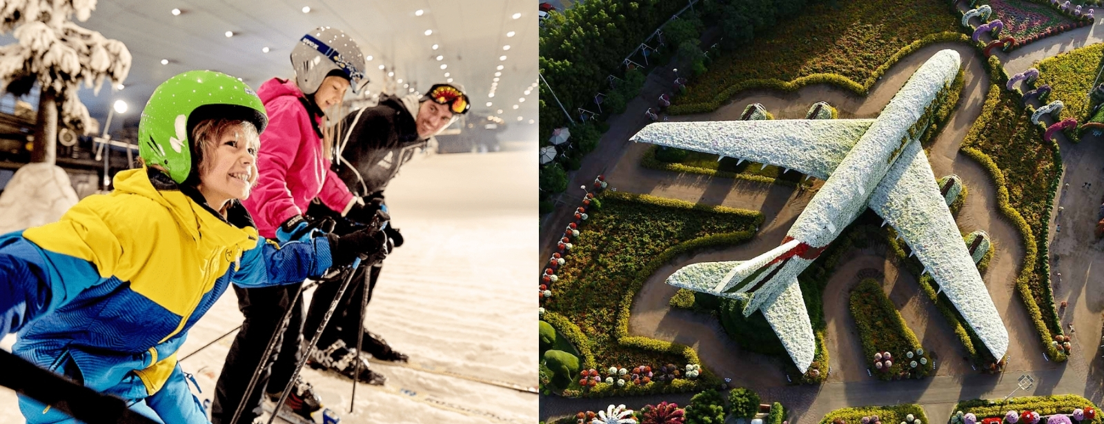 Miracle Garden + Ski Dubai - Combo Must-see attractions at oxge.com Miracle Garden + Ski Dubai - Combo Must-see attractions at directholidaysuae.com