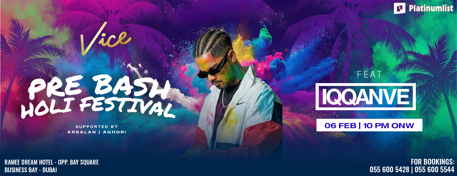 Pre Bash Holi Festival at Vice in Dubai Desi Events at uaemegadeals.com Pre Bash Holi Festival at Vice in Dubai Desi Events at uaemegadeals.com