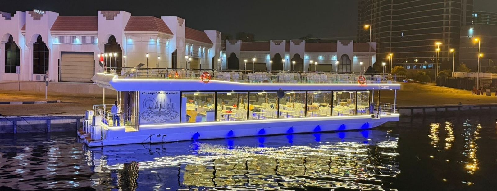 Dubai - Marina Dinner Cruise Desert safaris at dubaitraveltours.com