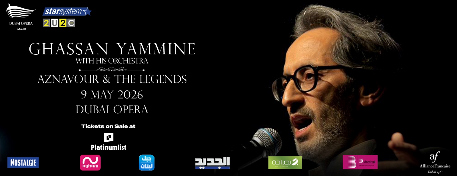 Ghassan Yammine with his Orchestra Aznavour and the legends in Dubai Concerts at oxge.com Ghassan Yammine with his Orchestra Aznavour and the legends in Dubai Concerts at directholidaysuae.com