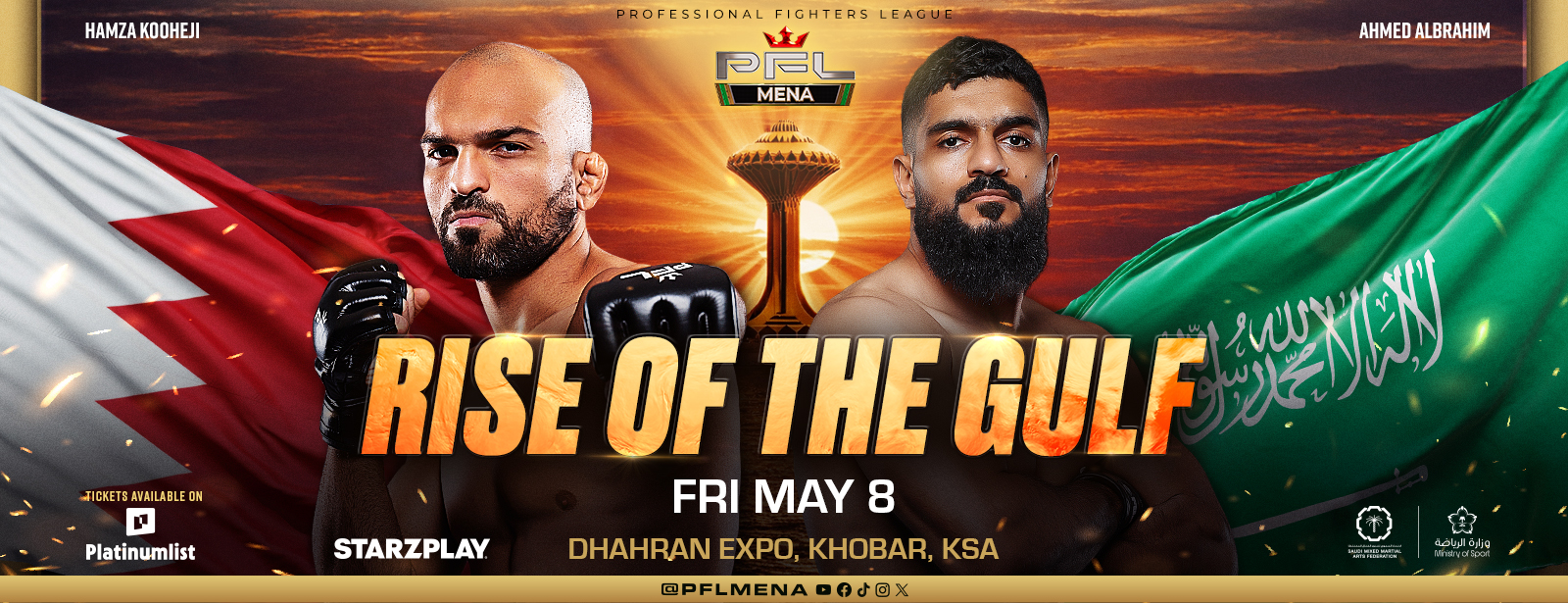 PFL MENA 9: Rise of The Gulf in Khobar Sports Events at oxge.com PFL MENA 9: Rise of The Gulf in Khobar Sports Events at directholidaysuae.com