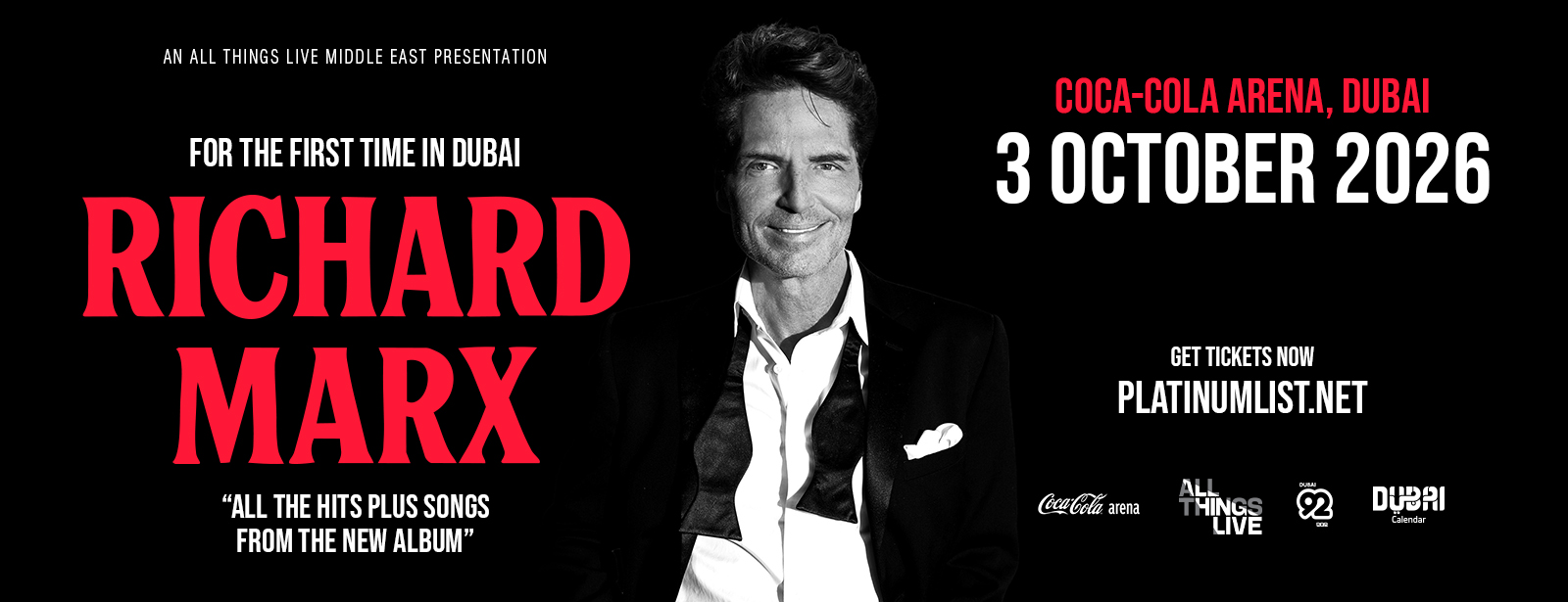 Richard Marx Live at Coca-Cola Arena in Dubai Concerts at dubaitraveltours.com