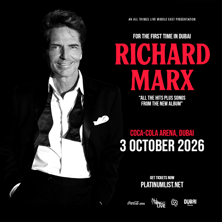 Richard Marx Live at Coca-Cola Arena in Dubai