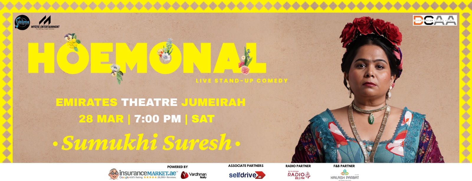 Sumukhi Suresh Live in Dubai 2026 Tickets, 2026 Comedy Show - Platinumlist.net