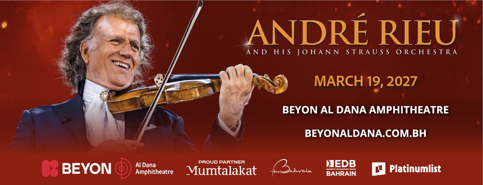 André Rieu at Beyon Al Dana Amphitheatre, Bahrain Concerts at oxge.com André Rieu at Beyon Al Dana Amphitheatre, Bahrain Concerts at directholidaysuae.com