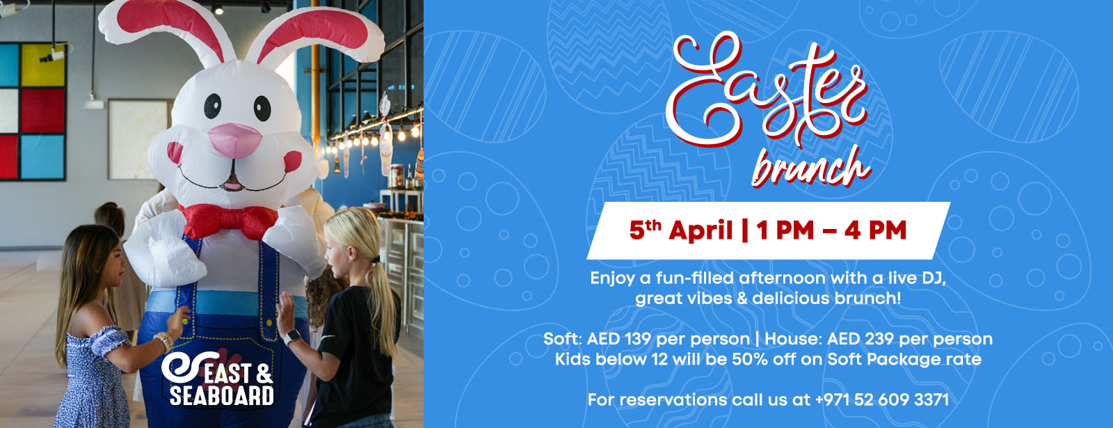 Eggstravaganza Easter Brunch at East & Seaboard Brunches at oxge.com Eggstravaganza Easter Brunch at East & Seaboard Brunches at directholidaysuae.com