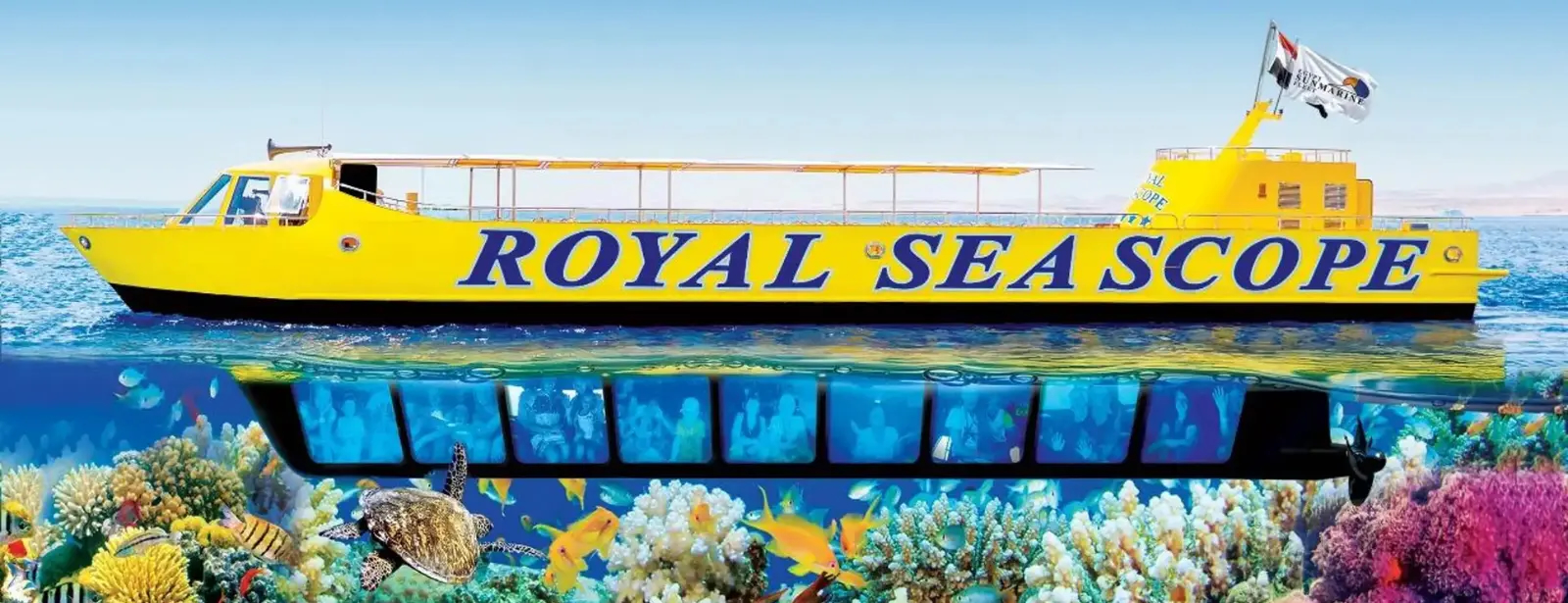From Safaga: Royal Seascope Submarine with Snorkeling Boat Tours and Cruises at dubaitraveltours.com