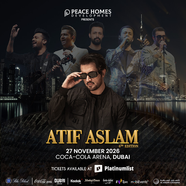 Atif Aslam 2026 in Dubai