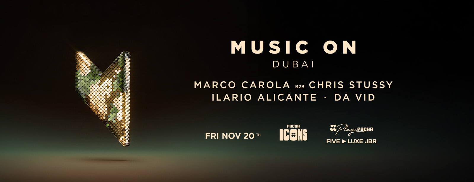 Marco Carola presents Music On | Pacha Icons in Dubai Nightlife at dubaitraveltours.com