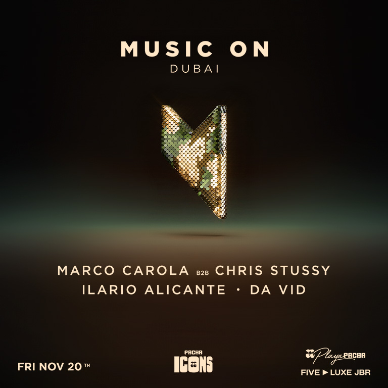 Marco Carola presents Music On | Pacha Icons in Dubai