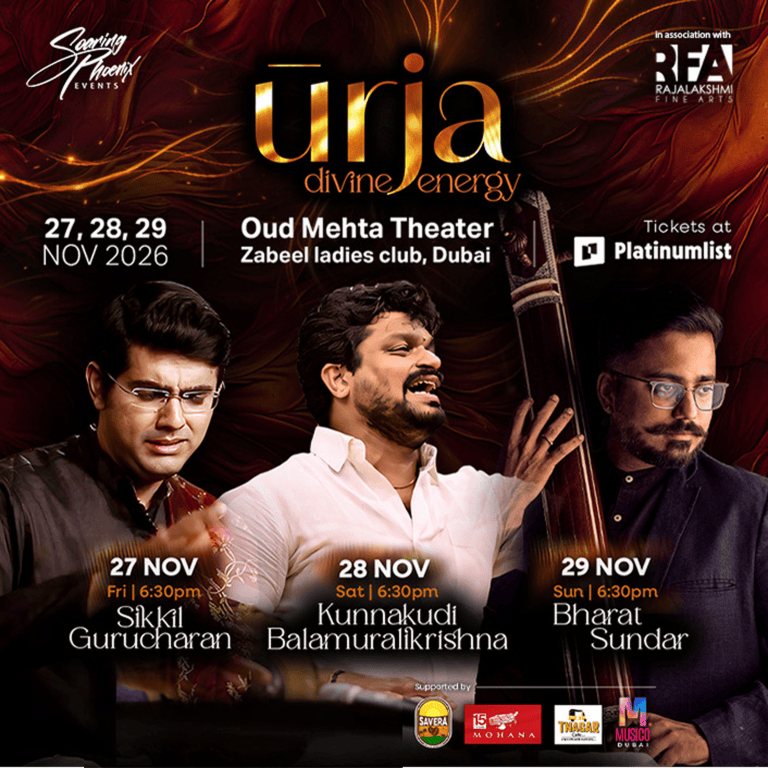 URJA - Divine Energy at Oud Mehta Theater in Dubai