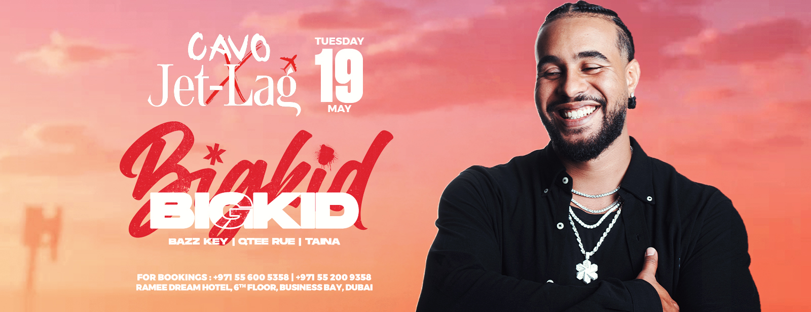 Jet-Lag Presents BigKid at Cavo in Dubai Nightlife at dubaitraveltours.com