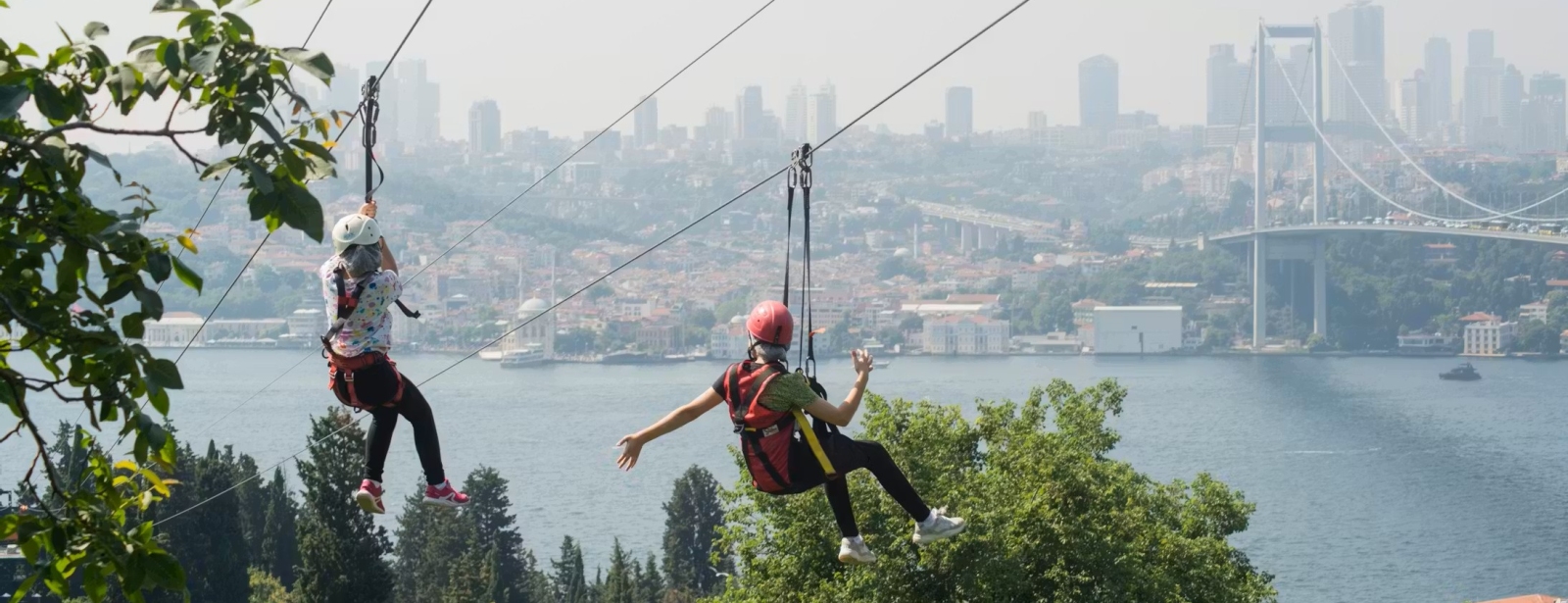 Istanbul Zipline Adventure with Bosphorus View Outdoor Attractions at dubaitraveltours.com