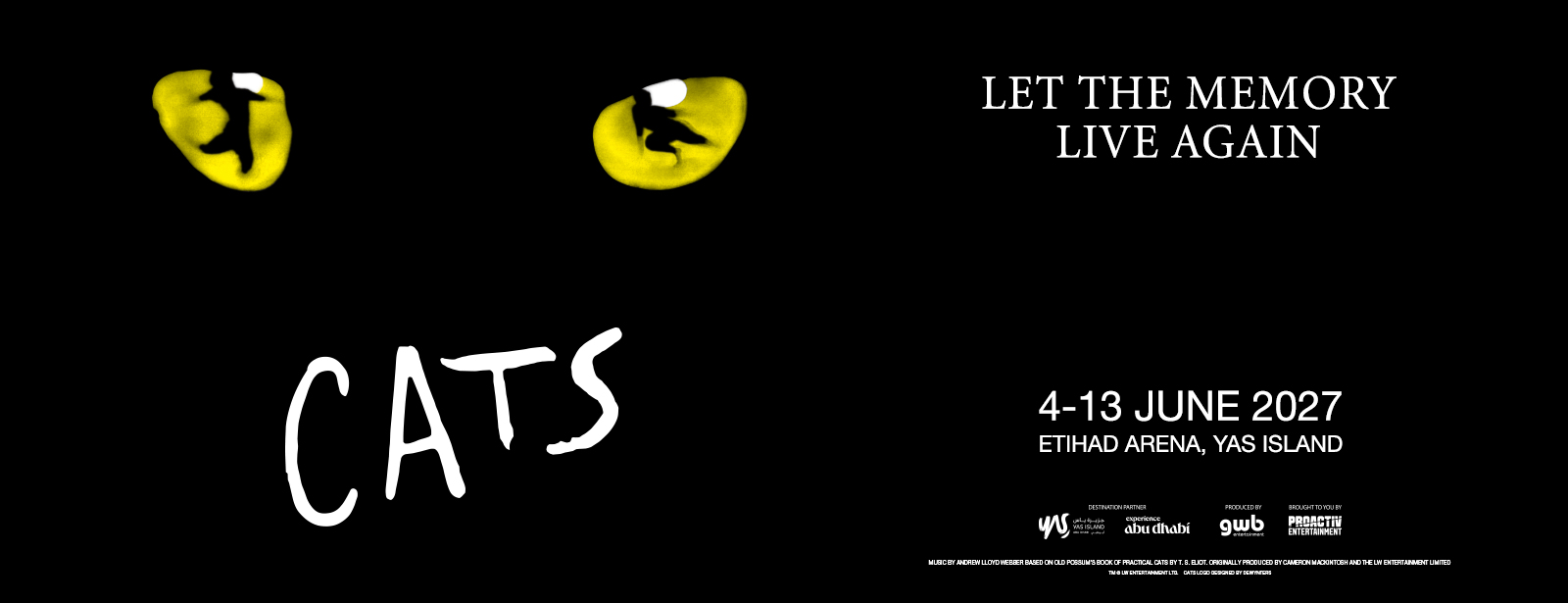 Cats - The Musical 2027 in Abu Dhabi Shows and Theatrical Plays at dubaitraveltours.com