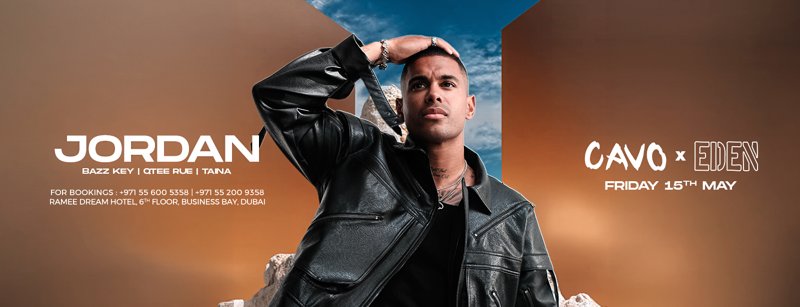 Eden Presents Jordan Live in Dubai Nightlife at dubaitraveltours.com