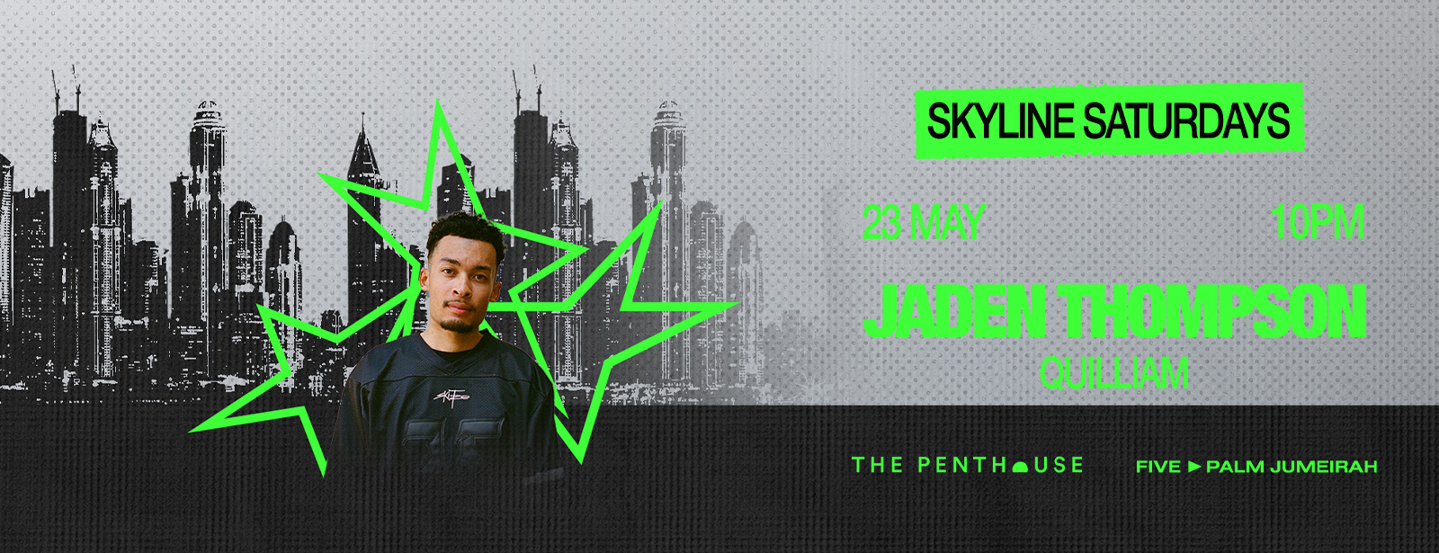 Jaden Thompson | Skyline Saturdays at The Penthouse in Dubai Nightlife at dubaitraveltours.com