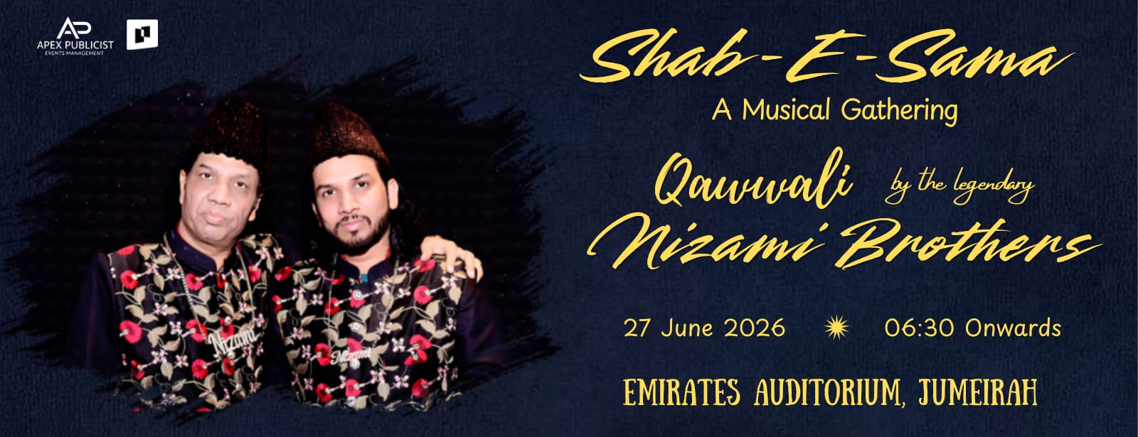 SHAB-E-SAMA - A Musical Gathering Concerts at dubaitraveltours.com