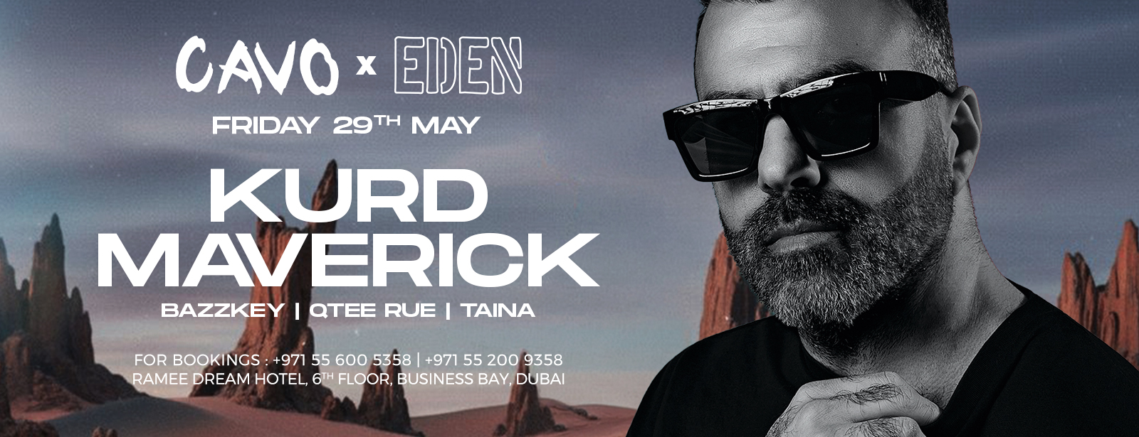 Eden Presents Kurd Maverick Live in Dubai Nightlife at dubaitraveltours.com